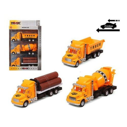 Set of Yellow Trucks