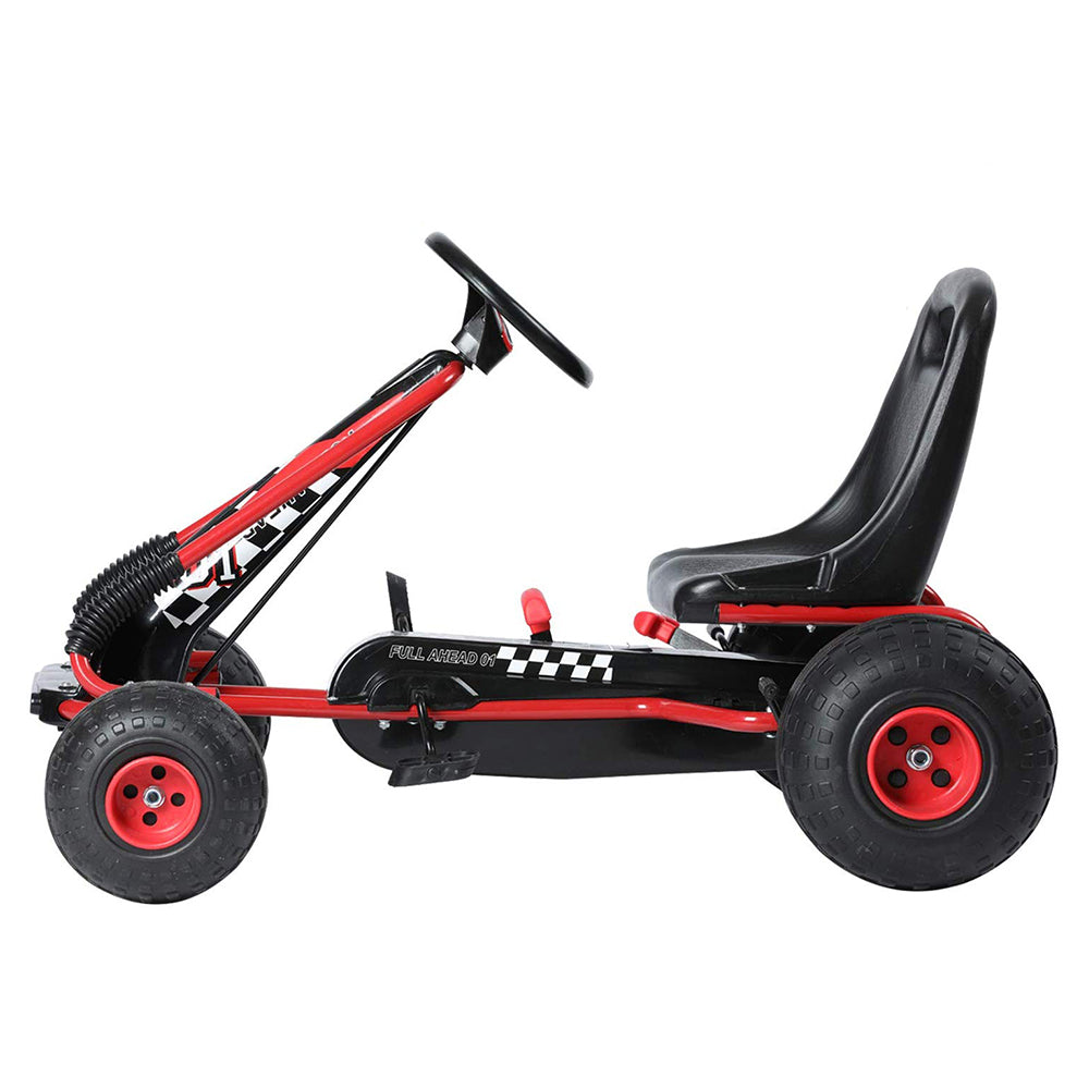 Pedal go-kart dla dzieci, czerwony